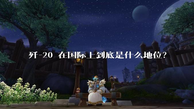 歼-20 在国际上到底是什么地位？