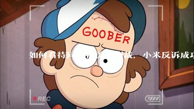 如何看待同样被美国制裁，小米反诉成功，明明是小米不跪，小米却不断被黑？