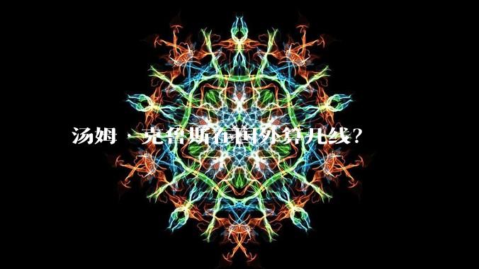 汤姆·克鲁斯在国外算几线？