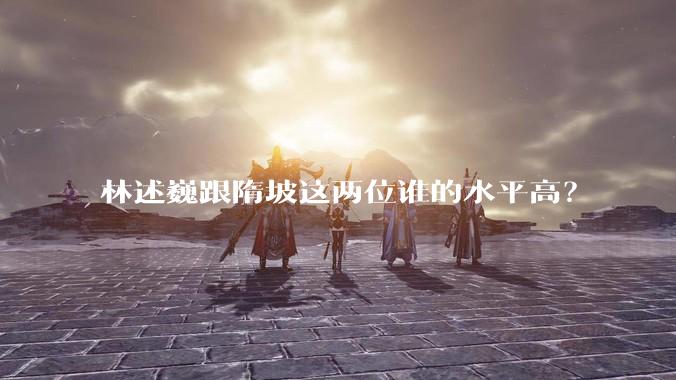 林述巍跟隋坡这两位谁的水平高？
