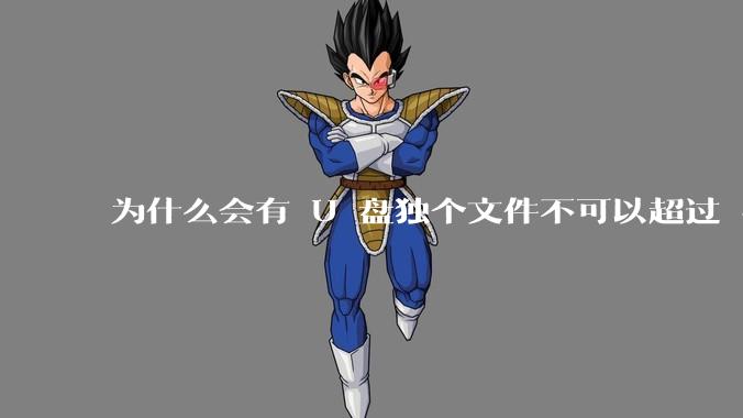 为什么会有 U 盘独个文件不可以超过 4GB 这种设定？